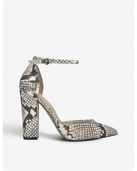 aldo snakeskin heels.